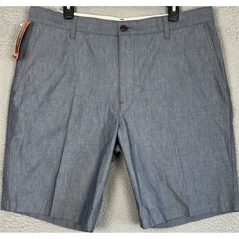 NEW Dockers The Perfect Shorts Mens 38 Pacific Collection Blue Classic Fit Chino